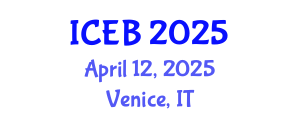 International Conference on Ecosystems and Biodiversity (ICEB) April 12, 2025 - Venice, Italy