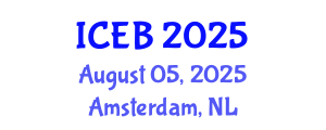 International Conference on Ecosystems and Biodiversity (ICEB) August 05, 2025 - Amsterdam, Netherlands