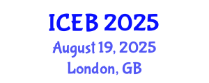 International Conference on Ecosystems and Biodiversity (ICEB) August 19, 2025 - London, United Kingdom