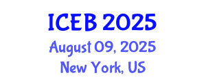 International Conference on Ecosystems and Biodiversity (ICEB) August 09, 2025 - New York, United States