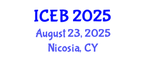 International Conference on Ecosystems and Biodiversity (ICEB) August 23, 2025 - Nicosia, Cyprus