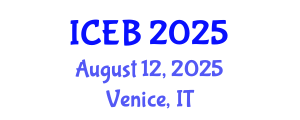 International Conference on Ecosystems and Biodiversity (ICEB) August 12, 2025 - Venice, Italy