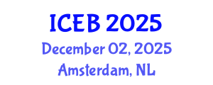 International Conference on Ecosystems and Biodiversity (ICEB) December 02, 2025 - Amsterdam, Netherlands