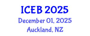 International Conference on Ecosystems and Biodiversity (ICEB) December 01, 2025 - Auckland, New Zealand