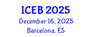 International Conference on Ecosystems and Biodiversity (ICEB) December 16, 2025 - Barcelona, Spain