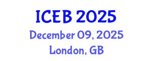 International Conference on Ecosystems and Biodiversity (ICEB) December 09, 2025 - London, United Kingdom