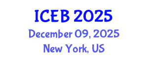 International Conference on Ecosystems and Biodiversity (ICEB) December 09, 2025 - New York, United States