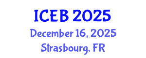International Conference on Ecosystems and Biodiversity (ICEB) December 16, 2025 - Strasbourg, France