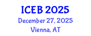 International Conference on Ecosystems and Biodiversity (ICEB) December 27, 2025 - Vienna, Austria