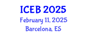 International Conference on Ecosystems and Biodiversity (ICEB) February 11, 2025 - Barcelona, Spain
