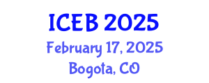 International Conference on Ecosystems and Biodiversity (ICEB) February 17, 2025 - Bogota, Colombia