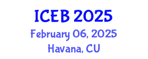 International Conference on Ecosystems and Biodiversity (ICEB) February 06, 2025 - Havana, Cuba