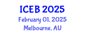 International Conference on Ecosystems and Biodiversity (ICEB) February 01, 2025 - Melbourne, Australia