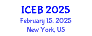 International Conference on Ecosystems and Biodiversity (ICEB) February 15, 2025 - New York, United States