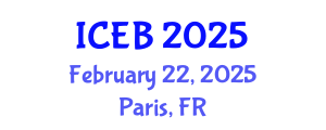 International Conference on Ecosystems and Biodiversity (ICEB) February 22, 2025 - Paris, France