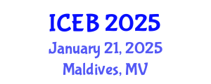 International Conference on Ecosystems and Biodiversity (ICEB) January 21, 2025 - Maldives, Maldives