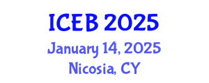 International Conference on Ecosystems and Biodiversity (ICEB) January 14, 2025 - Nicosia, Cyprus