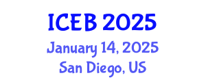 International Conference on Ecosystems and Biodiversity (ICEB) January 14, 2025 - San Diego, United States