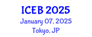 International Conference on Ecosystems and Biodiversity (ICEB) January 07, 2025 - Tokyo, Japan