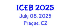 International Conference on Ecosystems and Biodiversity (ICEB) July 08, 2025 - Prague, Czechia