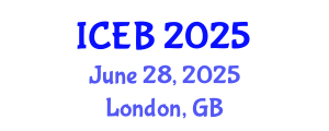 International Conference on Ecosystems and Biodiversity (ICEB) June 28, 2025 - London, United Kingdom