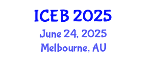 International Conference on Ecosystems and Biodiversity (ICEB) June 24, 2025 - Melbourne, Australia