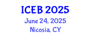 International Conference on Ecosystems and Biodiversity (ICEB) June 24, 2025 - Nicosia, Cyprus