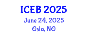 International Conference on Ecosystems and Biodiversity (ICEB) June 24, 2025 - Oslo, Norway