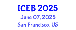 International Conference on Ecosystems and Biodiversity (ICEB) June 07, 2025 - San Francisco, United States