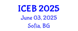 International Conference on Ecosystems and Biodiversity (ICEB) June 03, 2025 - Sofia, Bulgaria