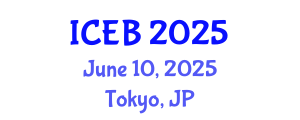 International Conference on Ecosystems and Biodiversity (ICEB) June 10, 2025 - Tokyo, Japan