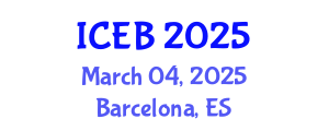 International Conference on Ecosystems and Biodiversity (ICEB) March 04, 2025 - Barcelona, Spain