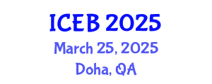 International Conference on Ecosystems and Biodiversity (ICEB) March 25, 2025 - Doha, Qatar