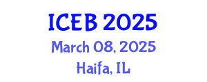 International Conference on Ecosystems and Biodiversity (ICEB) March 08, 2025 - Haifa, Israel