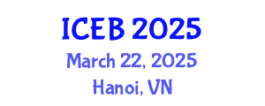 International Conference on Ecosystems and Biodiversity (ICEB) March 22, 2025 - Hanoi, Vietnam