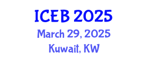 International Conference on Ecosystems and Biodiversity (ICEB) March 29, 2025 - Kuwait, Kuwait