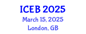 International Conference on Ecosystems and Biodiversity (ICEB) March 15, 2025 - London, United Kingdom