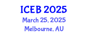 International Conference on Ecosystems and Biodiversity (ICEB) March 25, 2025 - Melbourne, Australia