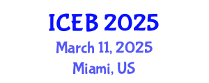 International Conference on Ecosystems and Biodiversity (ICEB) March 11, 2025 - Miami, United States
