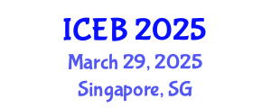 International Conference on Ecosystems and Biodiversity (ICEB) March 29, 2025 - Singapore, Singapore