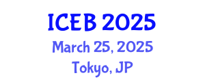 International Conference on Ecosystems and Biodiversity (ICEB) March 25, 2025 - Tokyo, Japan