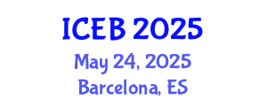 International Conference on Ecosystems and Biodiversity (ICEB) May 24, 2025 - Barcelona, Spain