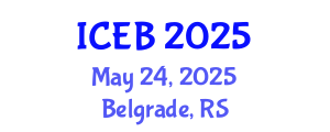 International Conference on Ecosystems and Biodiversity (ICEB) May 24, 2025 - Belgrade, Serbia