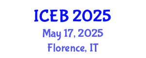 International Conference on Ecosystems and Biodiversity (ICEB) May 17, 2025 - Florence, Italy