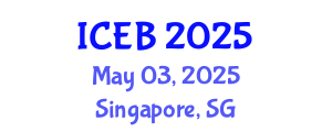 International Conference on Ecosystems and Biodiversity (ICEB) May 03, 2025 - Singapore, Singapore