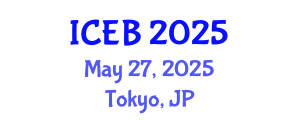 International Conference on Ecosystems and Biodiversity (ICEB) May 27, 2025 - Tokyo, Japan