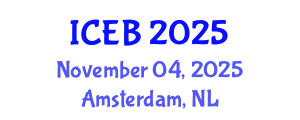 International Conference on Ecosystems and Biodiversity (ICEB) November 04, 2025 - Amsterdam, Netherlands