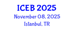 International Conference on Ecosystems and Biodiversity (ICEB) November 08, 2025 - Istanbul, Turkey
