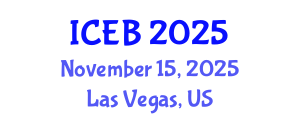 International Conference on Ecosystems and Biodiversity (ICEB) November 15, 2025 - Las Vegas, United States