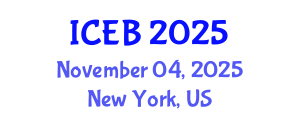 International Conference on Ecosystems and Biodiversity (ICEB) November 04, 2025 - New York, United States